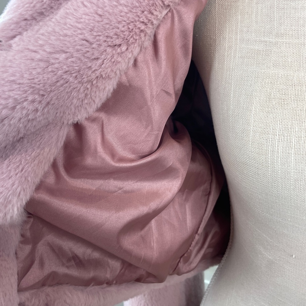 Carmin Chic Pink Teddy Jacket - image 3